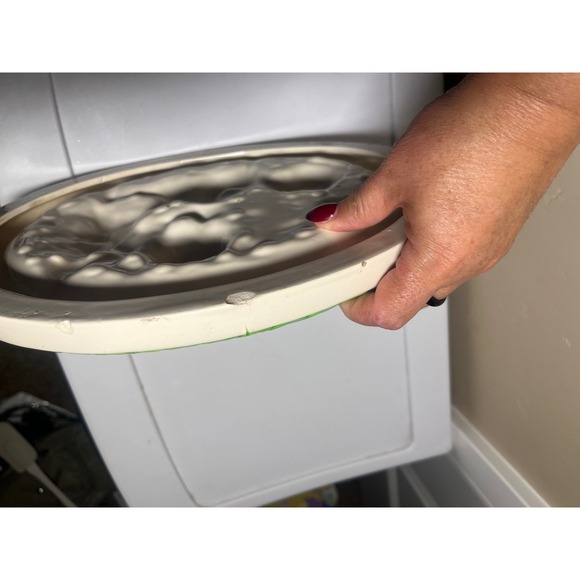 Vintage Ceramic Wall Plaque Children Playing Garden Scene Decor - Picture 2 of 3